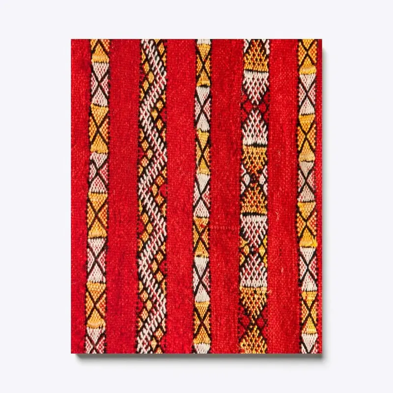 Red Gold Moroccan Home Décor Collection 