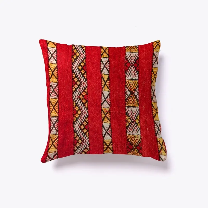 Red Gold Moroccan Home Décor Collection 